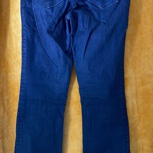 Boot cut blue jeans